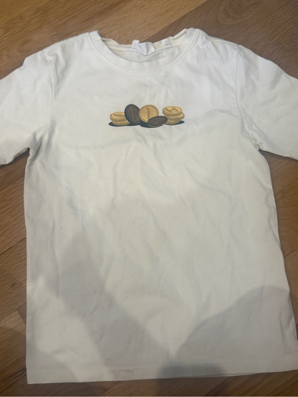 Kith Treats White Tee with Coin Graphic Tee
